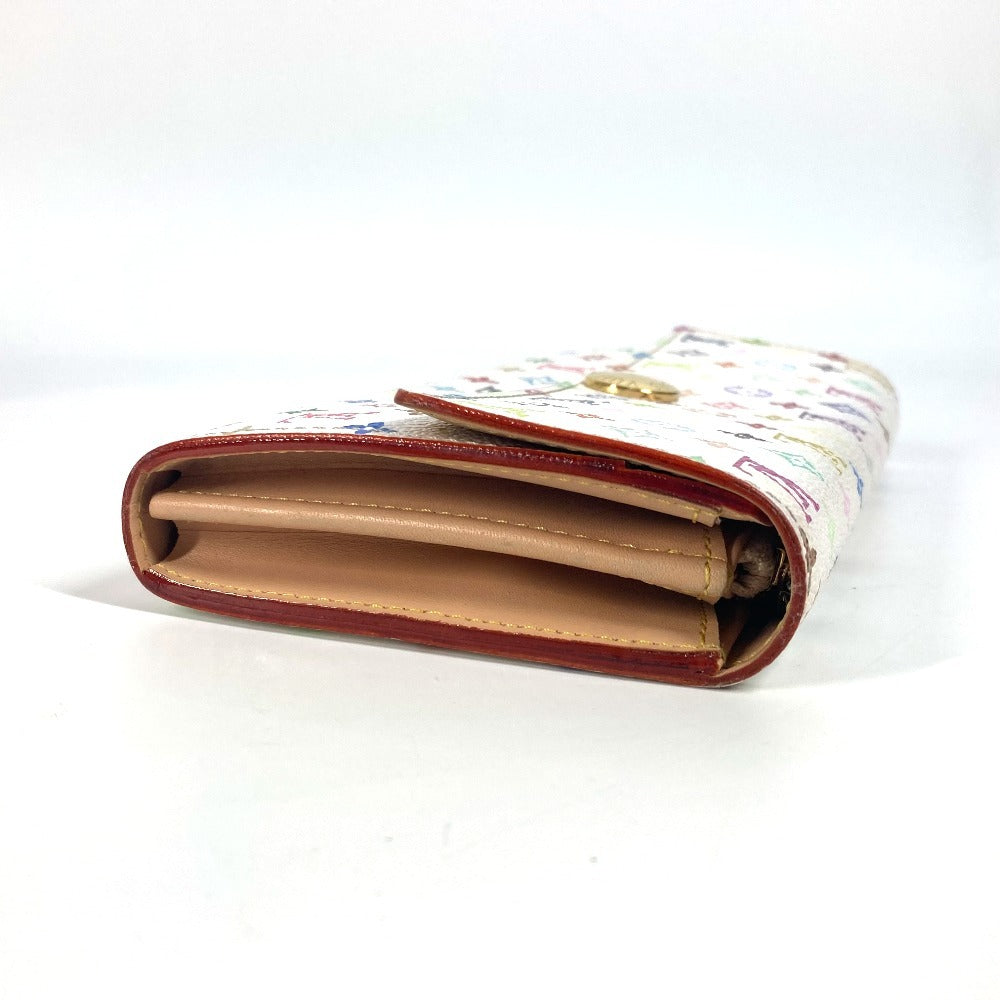 LOUIS VUITTON Long Wallet Purse M93532 Monogram multicolor canvas white Monogram multicolor Portefeuille Sara