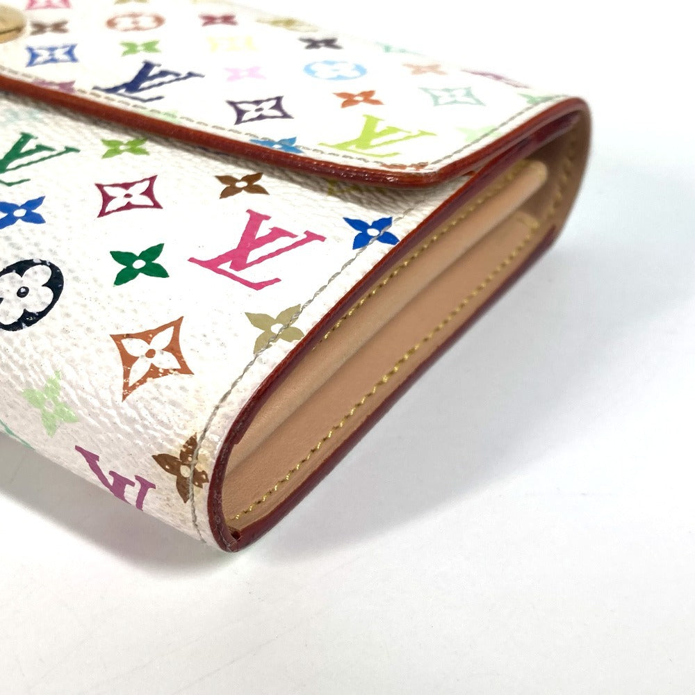 LOUIS VUITTON Long Wallet Purse M93532 Monogram multicolor canvas white Monogram multicolor Portefeuille Sara