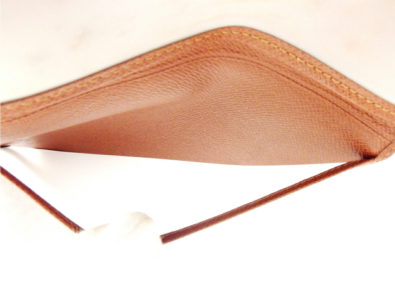 LOUIS VUITTON Pass case Brown