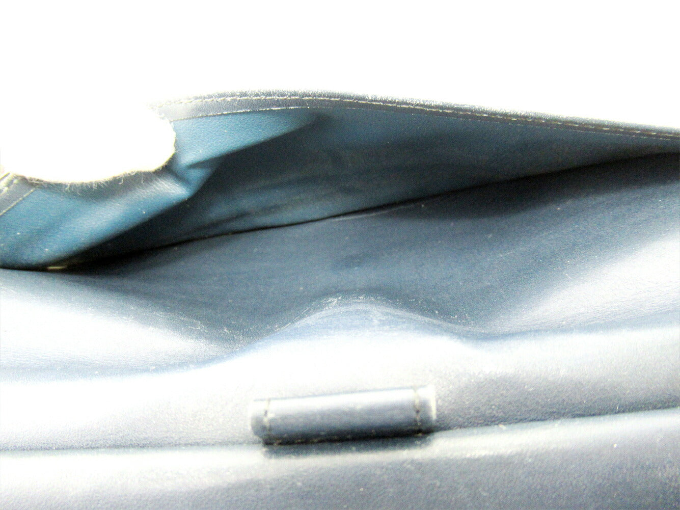 LOUIS VUITTON Long Wallet Purse M65105 blue Porte Tresor