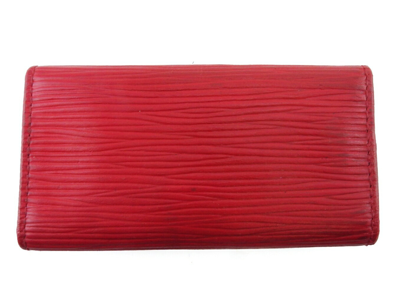 LOUIS VUITTON Key case Key holder M63827 Red gold Multicles4