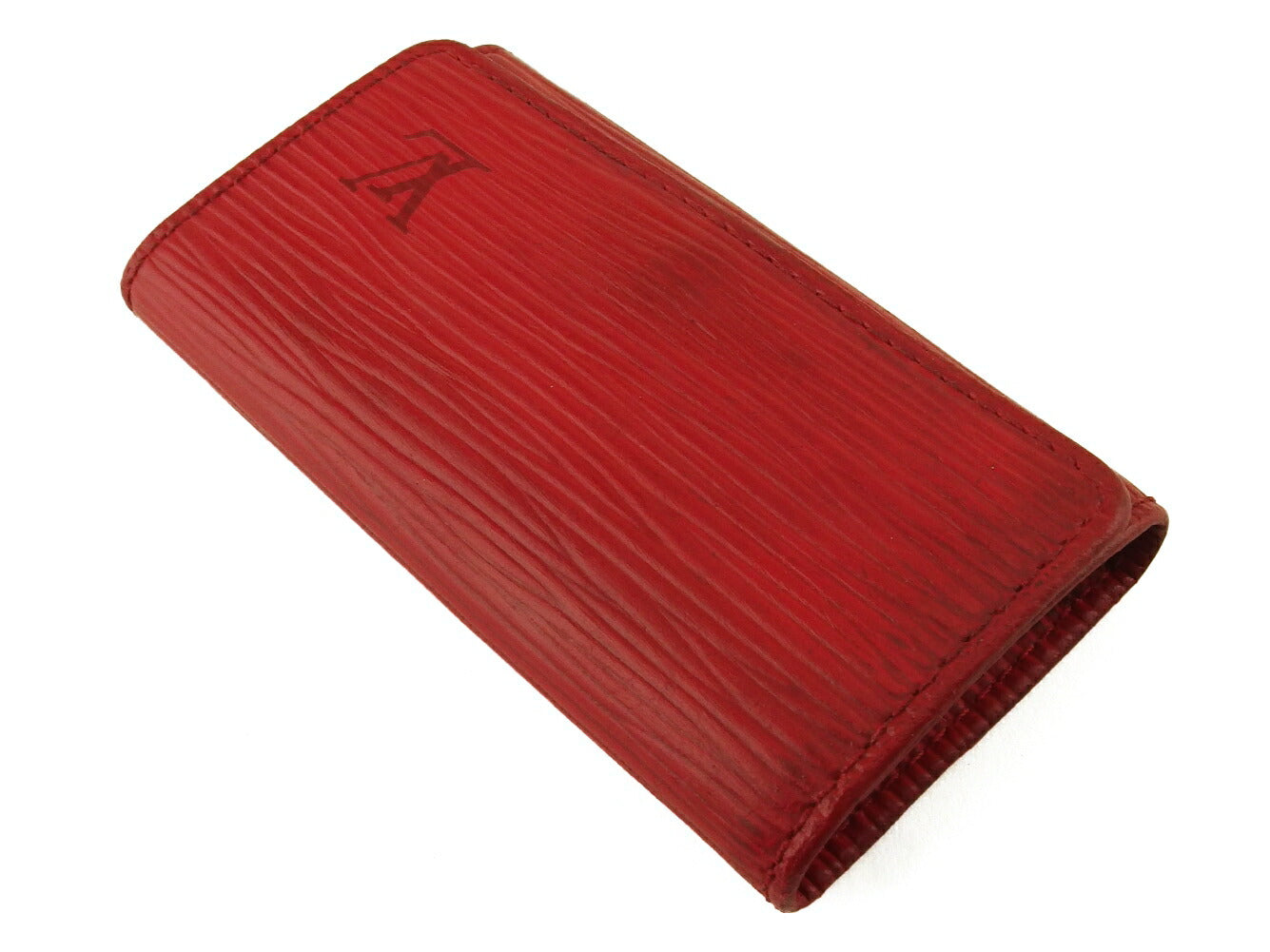 LOUIS VUITTON Key case Key holder M63827 Red gold Multicles4