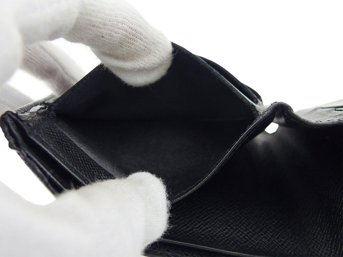 LOUIS VUITTON Bill Compartment M30482 black Porte Billets6Cartes Crdit