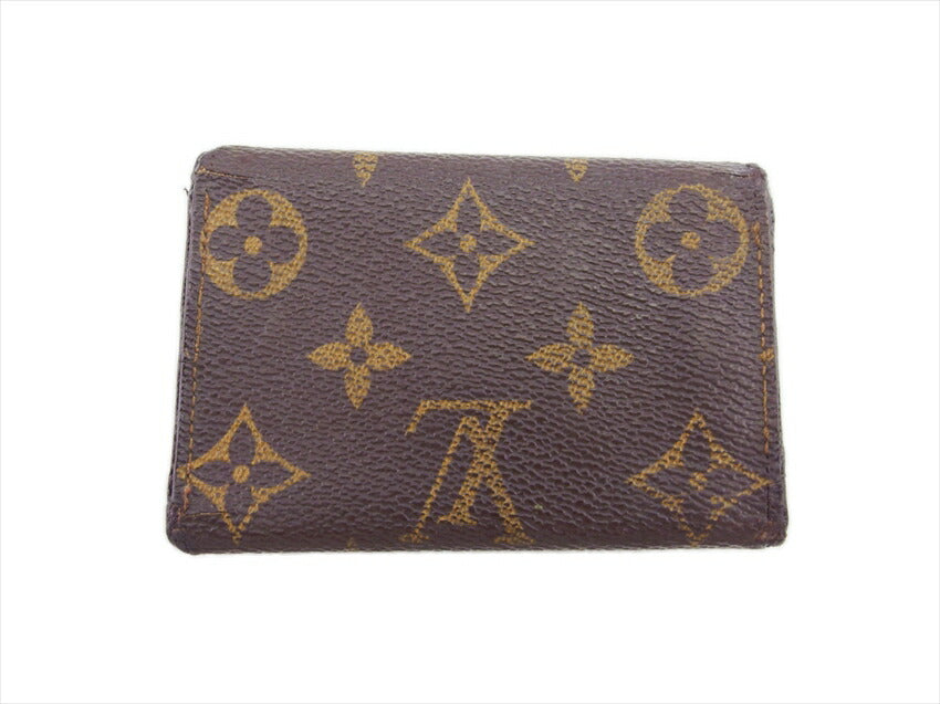 LOUIS VUITTON Key case Key holder M62630 Brown beige gold Multicles6