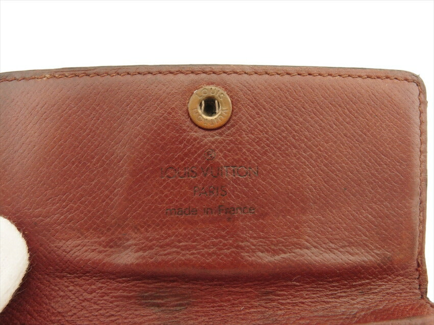 LOUIS VUITTON Key case Key holder M62630 Brown beige gold Multicles6
