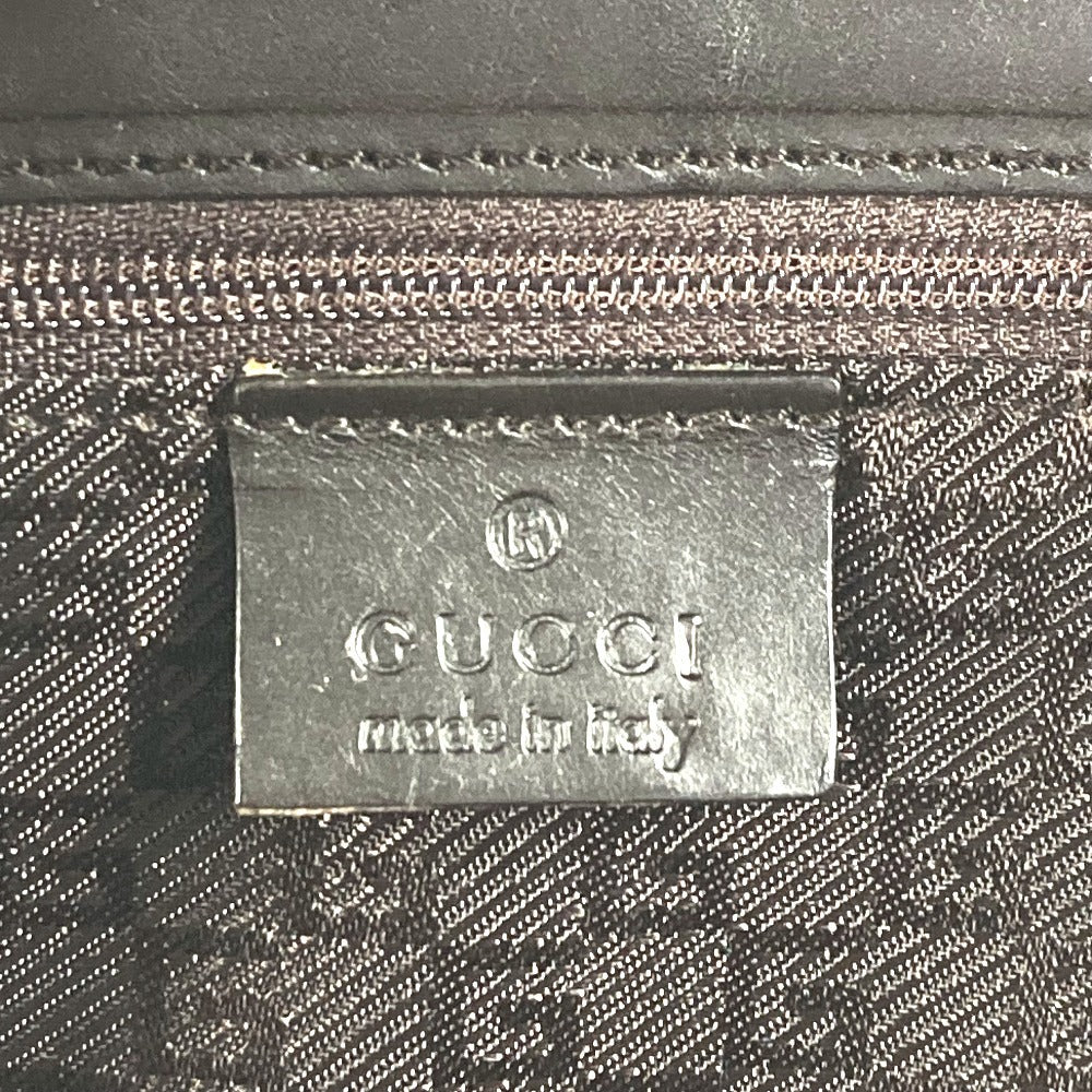 GUCCI Handbag 000 0844 Suede / leather black vintage logo