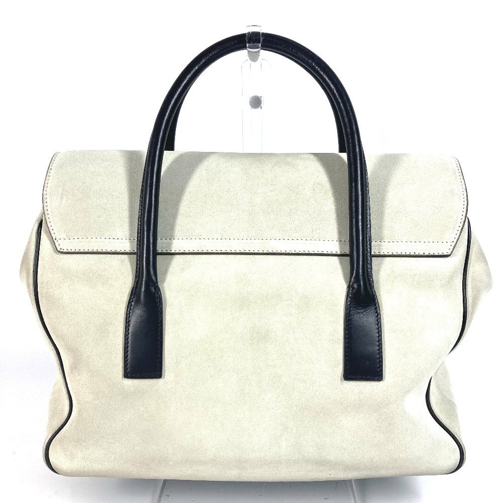 GUCCI Handbag 000 0844 Suede / leather black vintage logo
