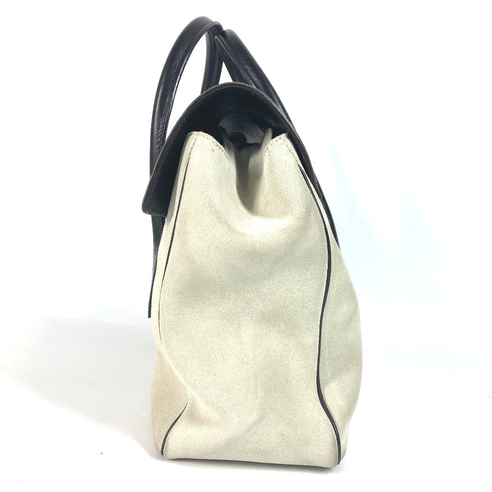 GUCCI Handbag 000 0844 Suede / leather black vintage logo