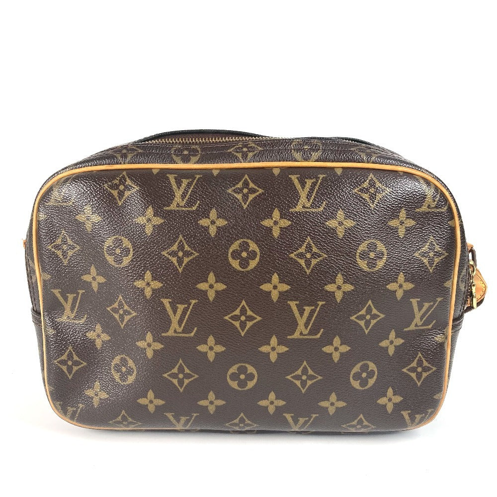 LOUIS VUITTON Shoulder Bag M45254 Monogram canvas Brown Monogram Reporter PM