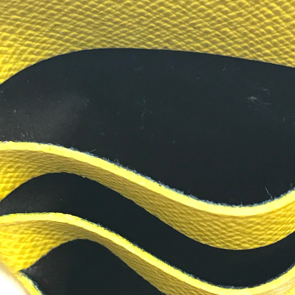 LOUIS VUITTON Long Wallet Purse M42087 Taiga Leather yellow Taiga Portefeuille Blaza