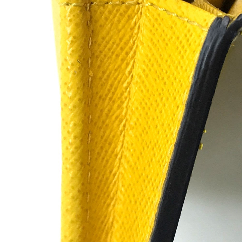 LOUIS VUITTON Long Wallet Purse M42087 Taiga Leather yellow Taiga Portefeuille Blaza