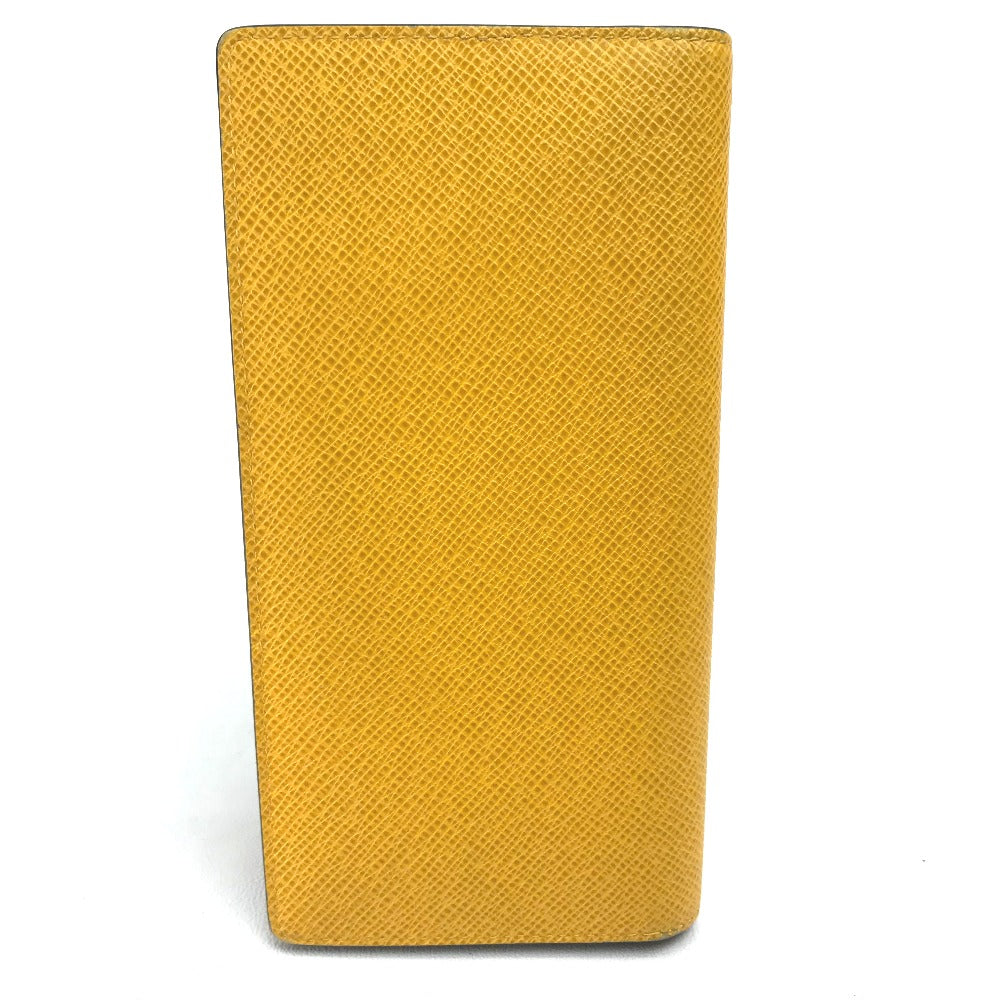LOUIS VUITTON Long Wallet Purse M42087 Taiga Leather yellow Taiga Portefeuille Blaza