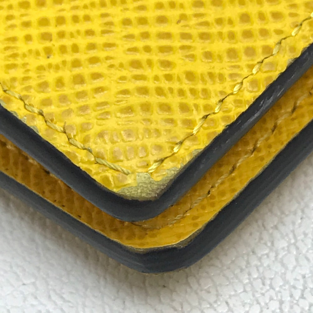 LOUIS VUITTON Long Wallet Purse M42087 Taiga Leather yellow Taiga Portefeuille Blaza