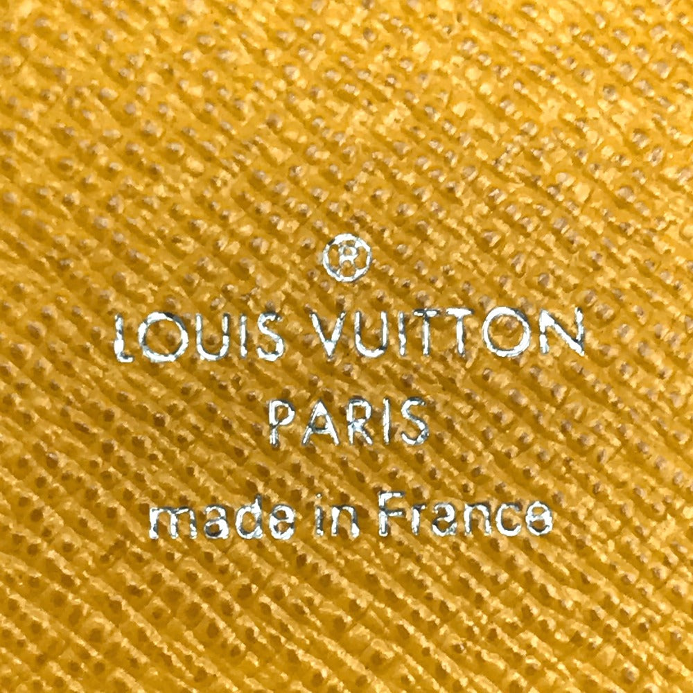 LOUIS VUITTON Long Wallet Purse M42087 Taiga Leather yellow Taiga Portefeuille Blaza