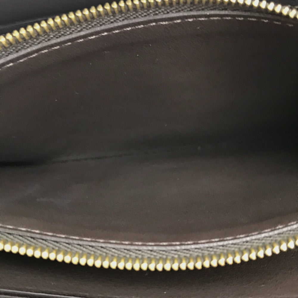 LOUIS VUITTON Long Wallet Purse M63104 Taurillon Clemence Leather Beige x Gold Metal Monogram flower Portefeuille Comet Women Used Authentic