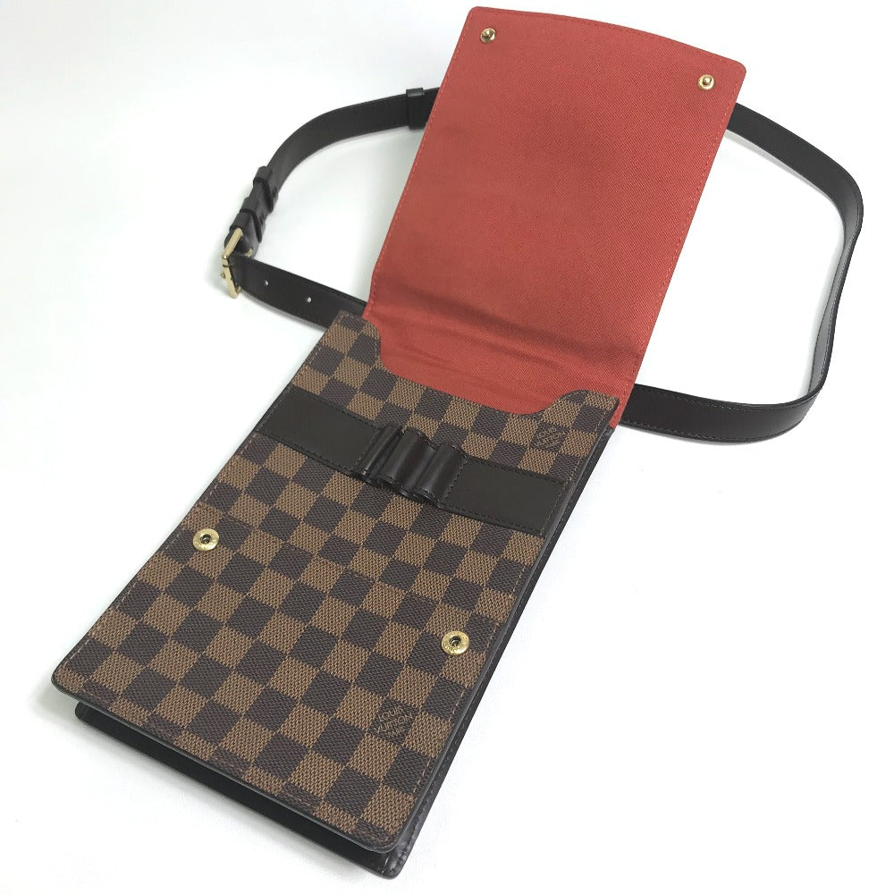 LOUIS VUITTON Shoulder Bag N45271 Damier canvas Brown Damier Portello