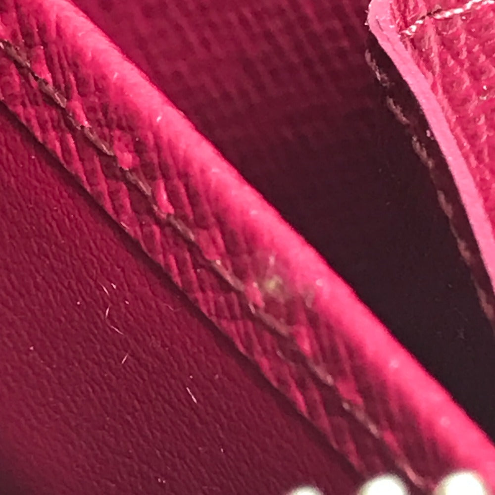 LOUIS VUITTON Long Wallet Purse M60305 Epi Leather Dark pink Epi Zippy wallet
