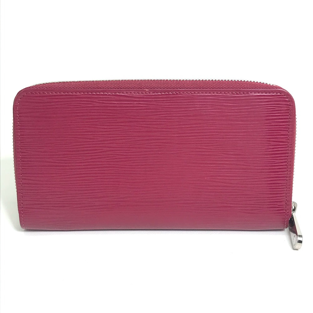 LOUIS VUITTON Long Wallet Purse M60305 Epi Leather Dark pink Epi Zippy wallet