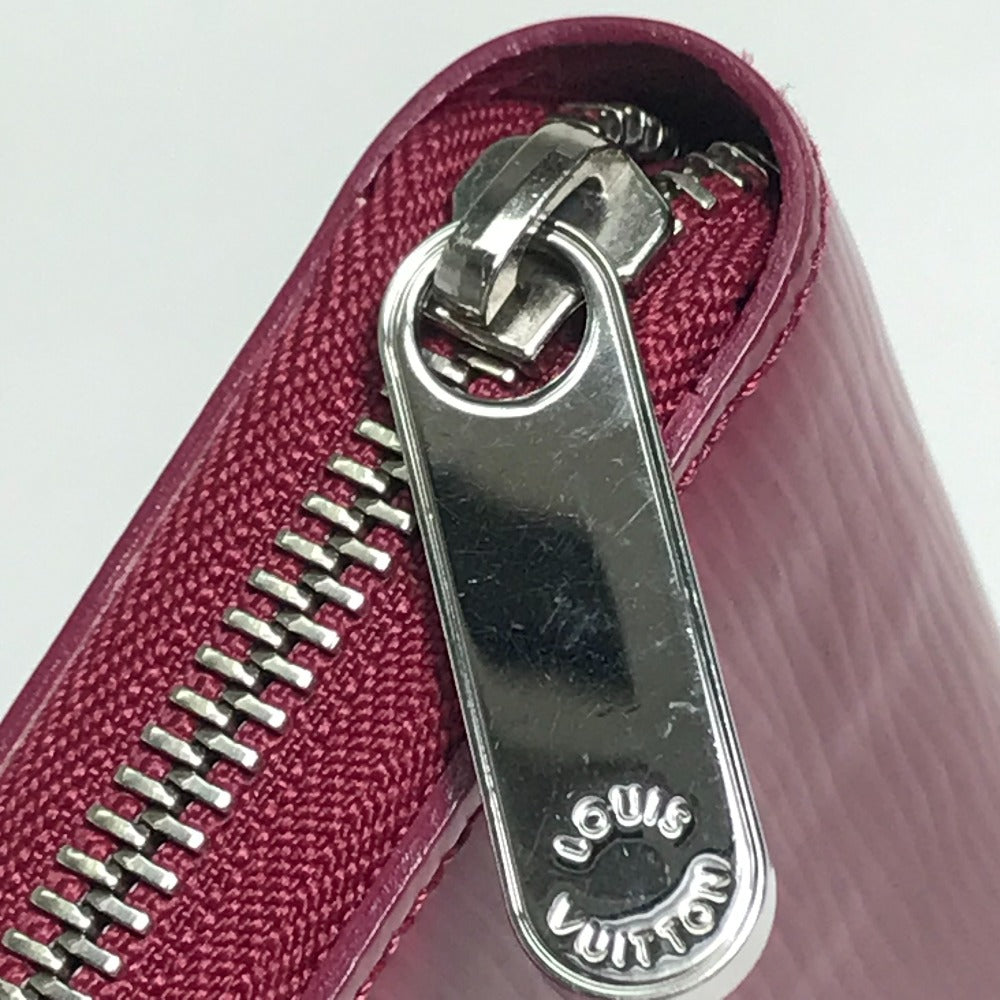 LOUIS VUITTON Long Wallet Purse M60305 Epi Leather Dark pink Epi Zippy wallet