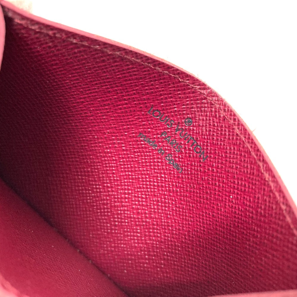 LOUIS VUITTON Card Case M60703 Monogram canvas Brown Monogram Porte Cartes Simple Women Used Authentic