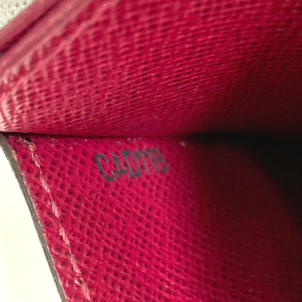LOUIS VUITTON Card Case M60703 Monogram canvas Brown Monogram Porte Cartes Simple Women Used Authentic
