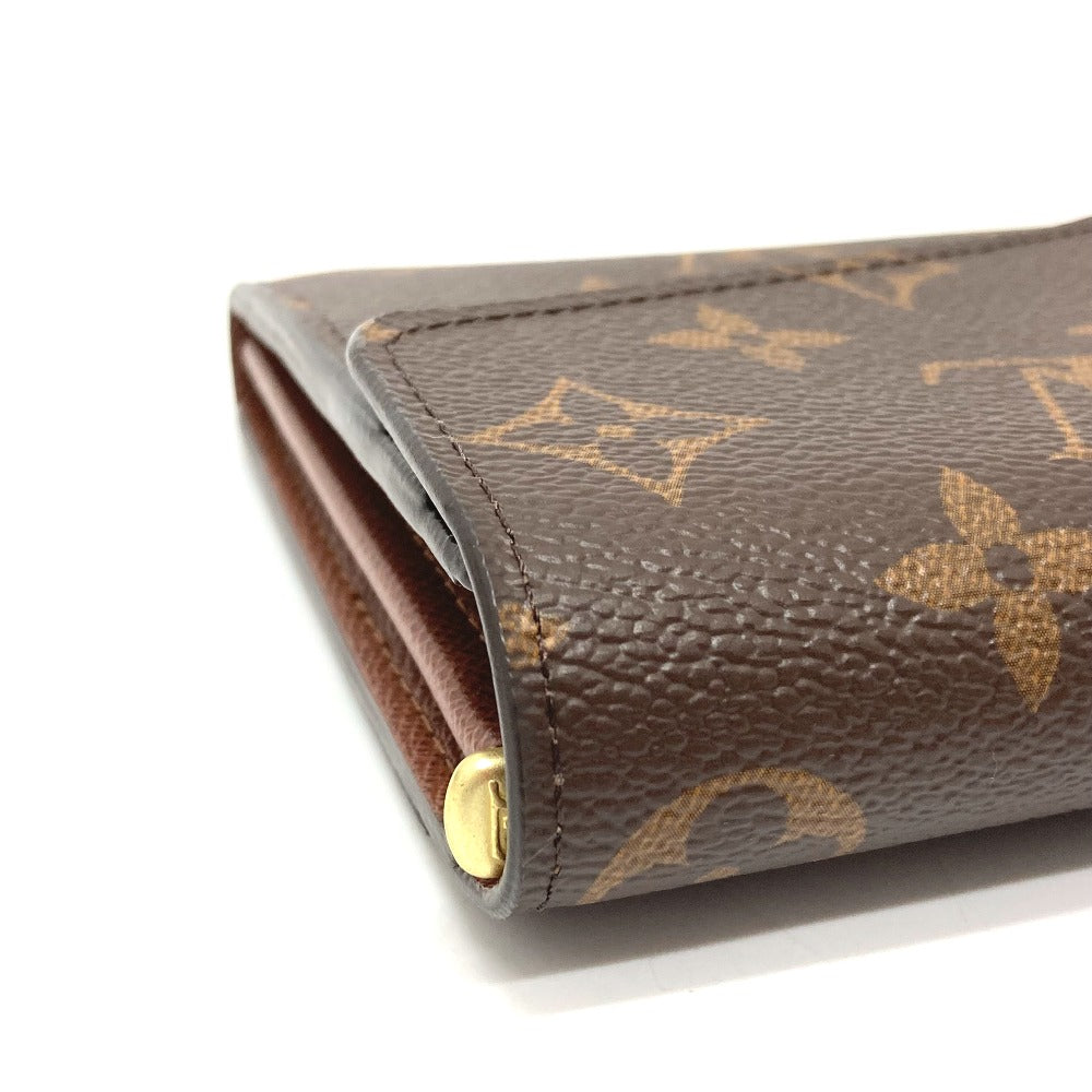 LOUIS VUITTON Long Wallet Purse M62236 Monogram canvas Brown Monogram Portefeuille Sarah Women Used Authentic