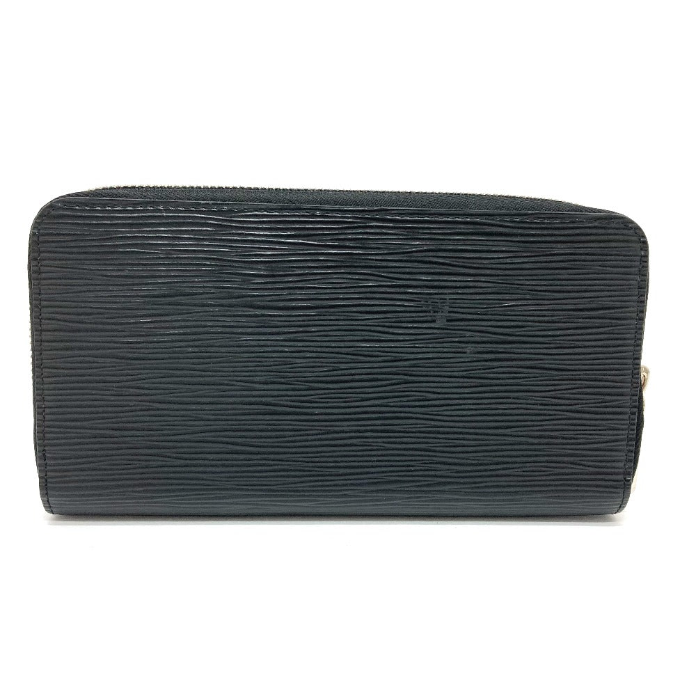 LOUIS VUITTON Long Wallet Purse M64838 Epi Leather black Epi Zippy wallet