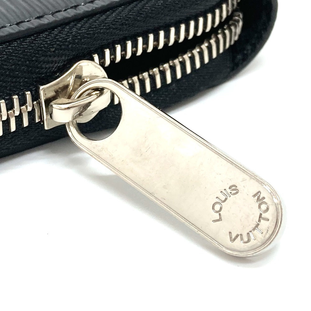 LOUIS VUITTON Long Wallet Purse M64838 Epi Leather black Epi Zippy wallet