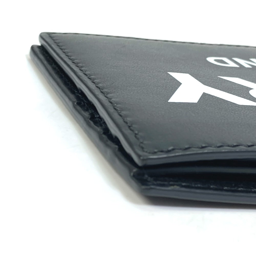 BURBERRY Folded wallet 8013919 leather black logo Wallet