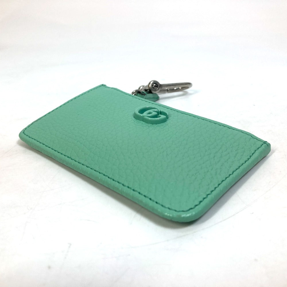 GUCCI Coin case 701070 leather Green type GG Marmont