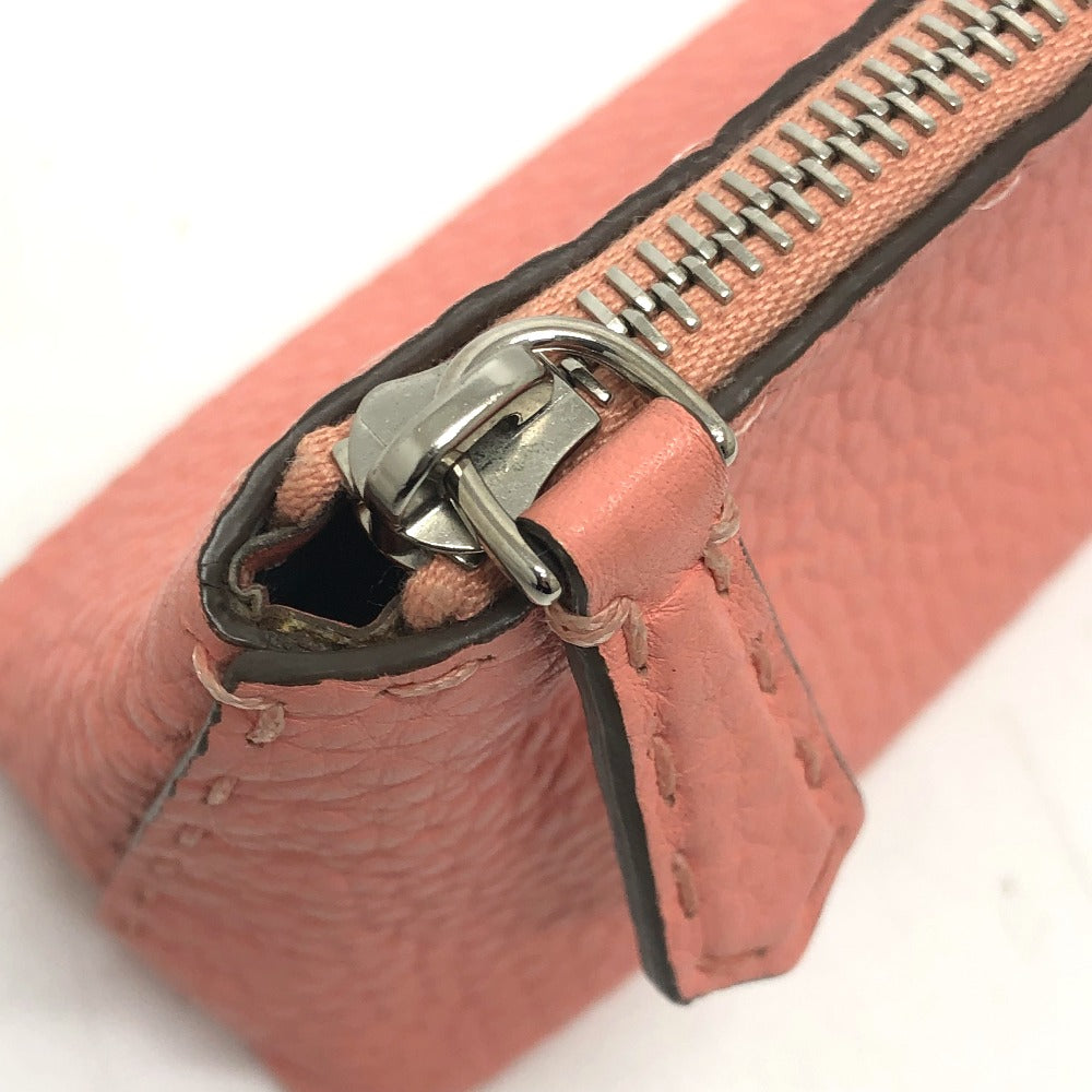 FENDI Pouch 8N0114 leather pink Celeria