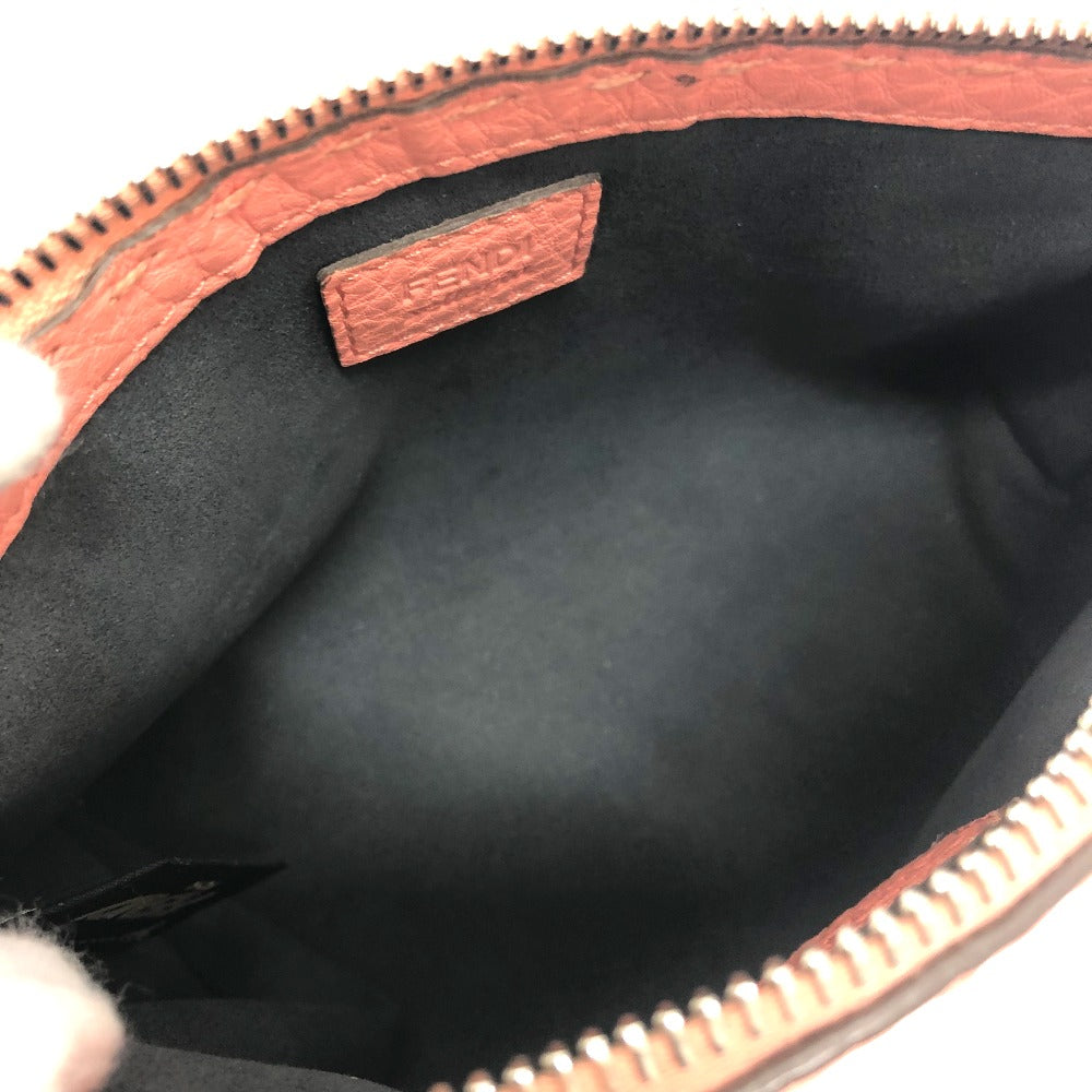 FENDI Pouch 8N0114 leather pink Celeria
