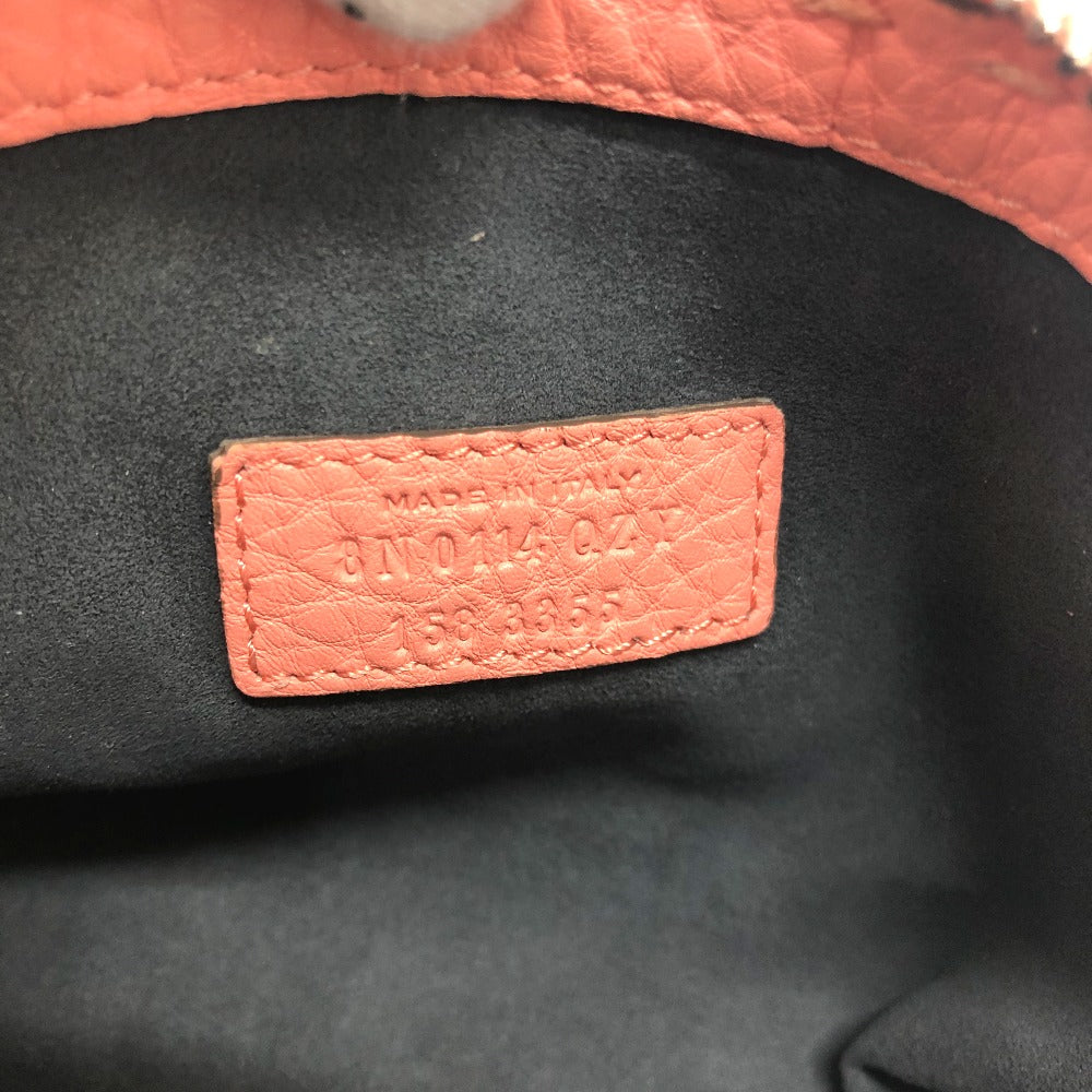 FENDI Pouch 8N0114 leather pink Celeria