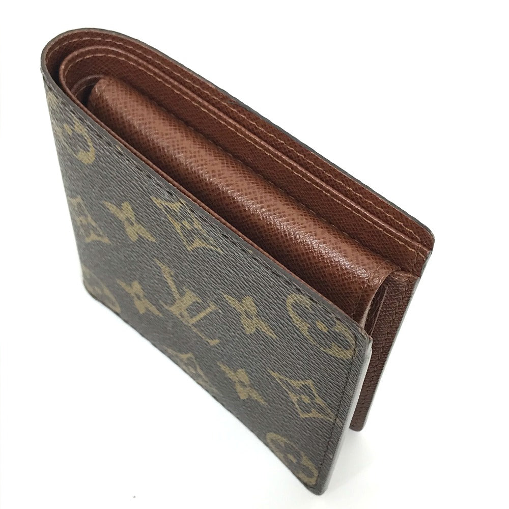 LOUIS VUITTON Folded wallet M61675 Monogram canvas Brown Monogram Portefeuille Marco mens Used Authentic