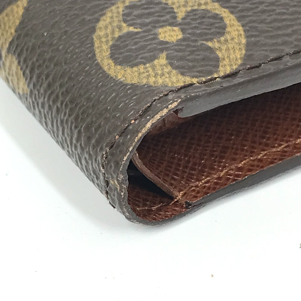 LOUIS VUITTON Folded wallet M61675 Monogram canvas Brown Monogram Portefeuille Marco mens Used Authentic