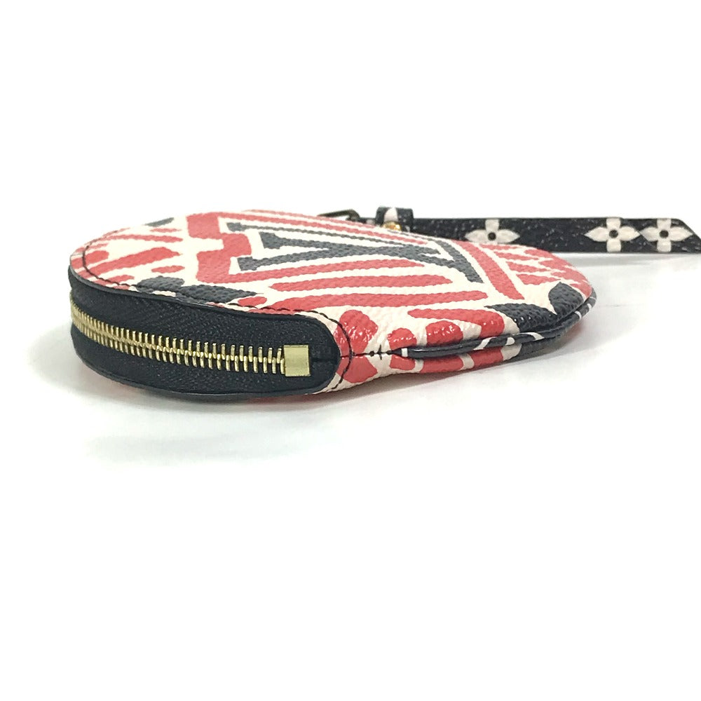LOUIS VUITTON Coin case M69505 Monogram canvas Red x white x black LV Clafoutis Portonet Ron