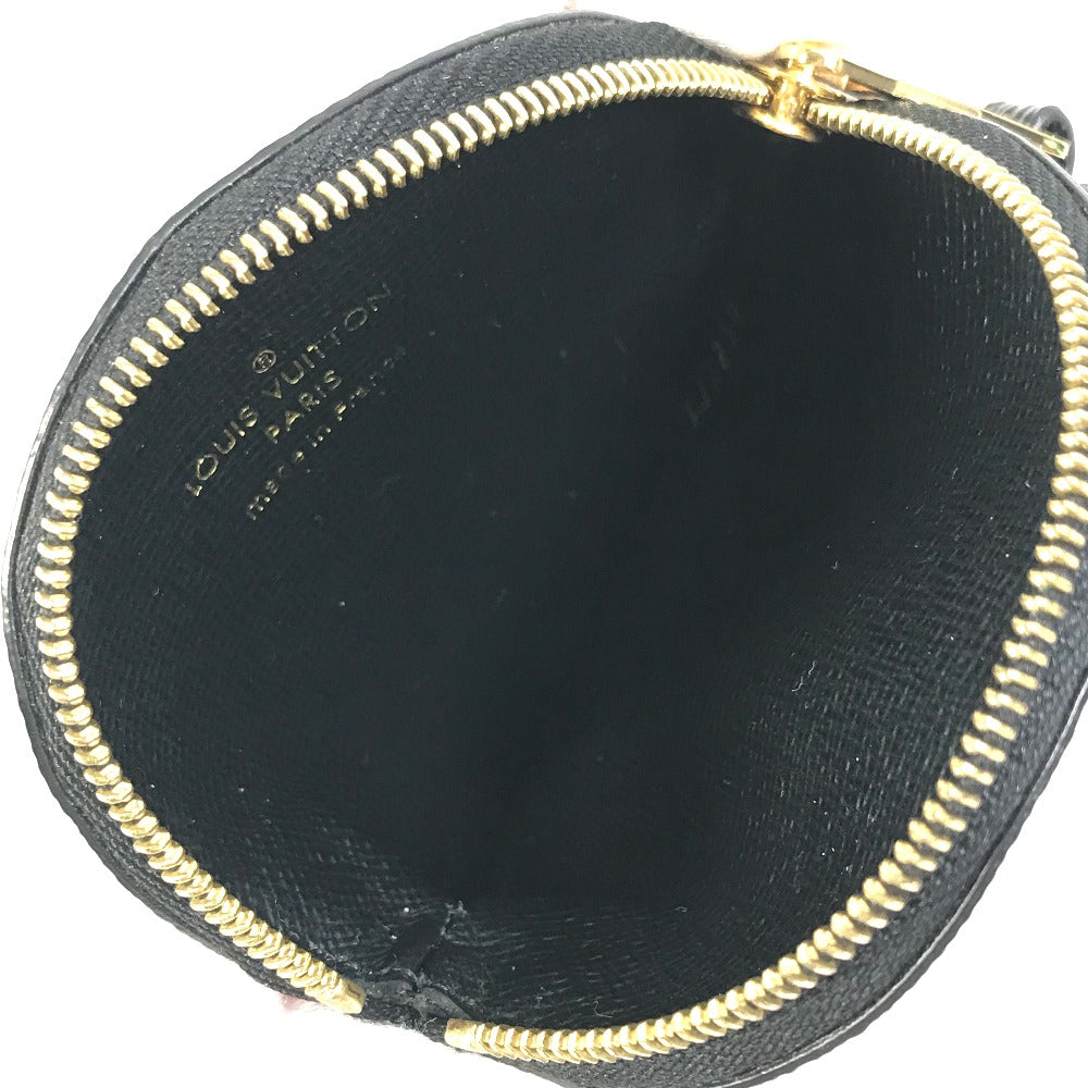 LOUIS VUITTON Coin case M69505 Monogram canvas Red x white x black LV Clafoutis Portonet Ron