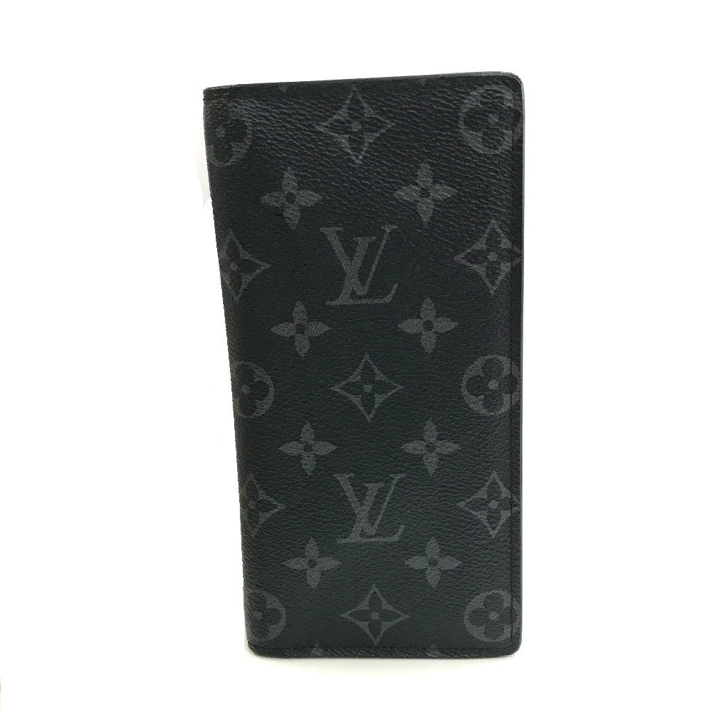 LOUIS VUITTON Long Wallet Purse M61697 Monogram Eclipse Canvas black Monogram Eclipse Portefeuille Braza