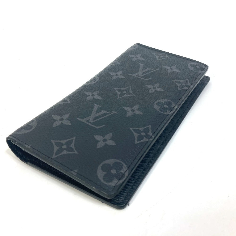 LOUIS VUITTON Long Wallet Purse M61697 Monogram Eclipse Canvas black Monogram Eclipse Portefeuille Braza