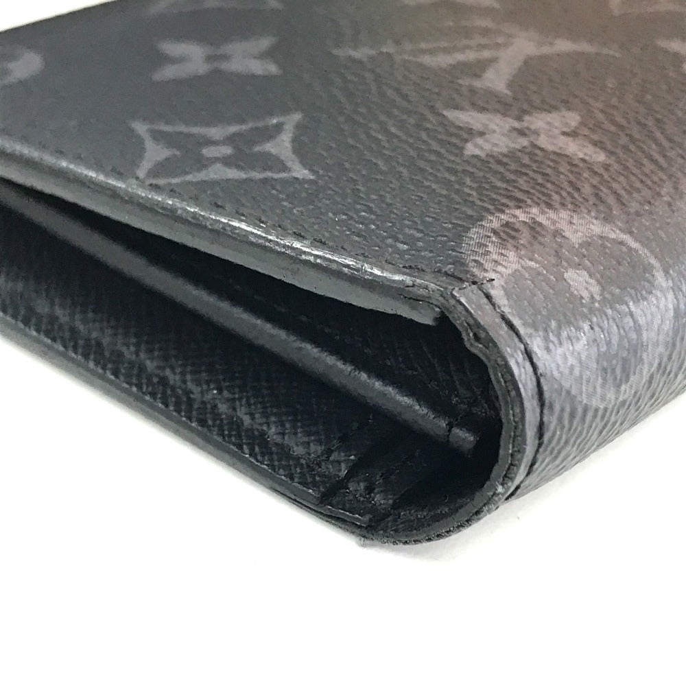 LOUIS VUITTON Long Wallet Purse M61697 Monogram Eclipse Canvas black Monogram Eclipse Portefeuille Braza