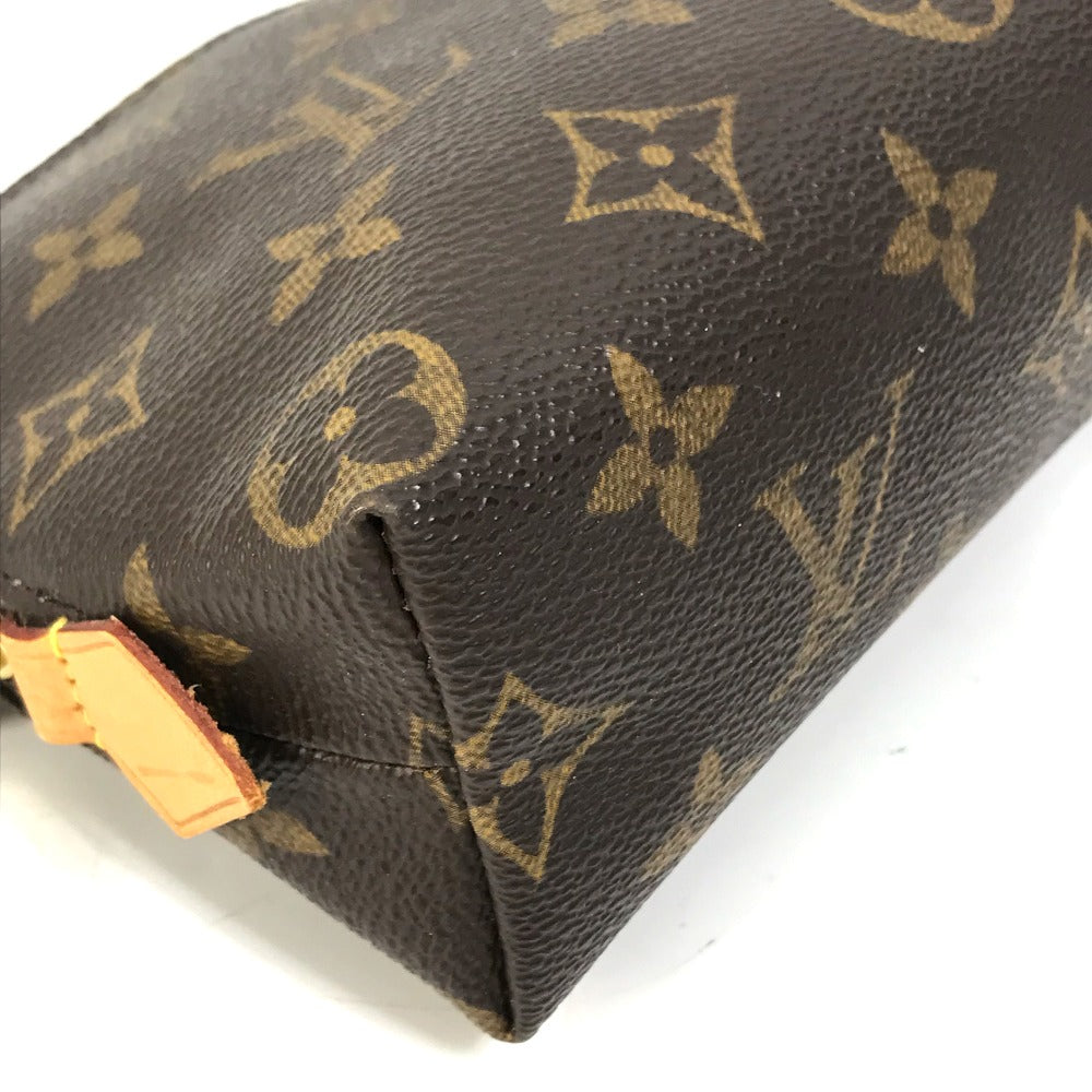 LOUIS VUITTON Pouch M47515 Monogram canvas Brown Monogram Pochette Cosmetic Women Used Authentic