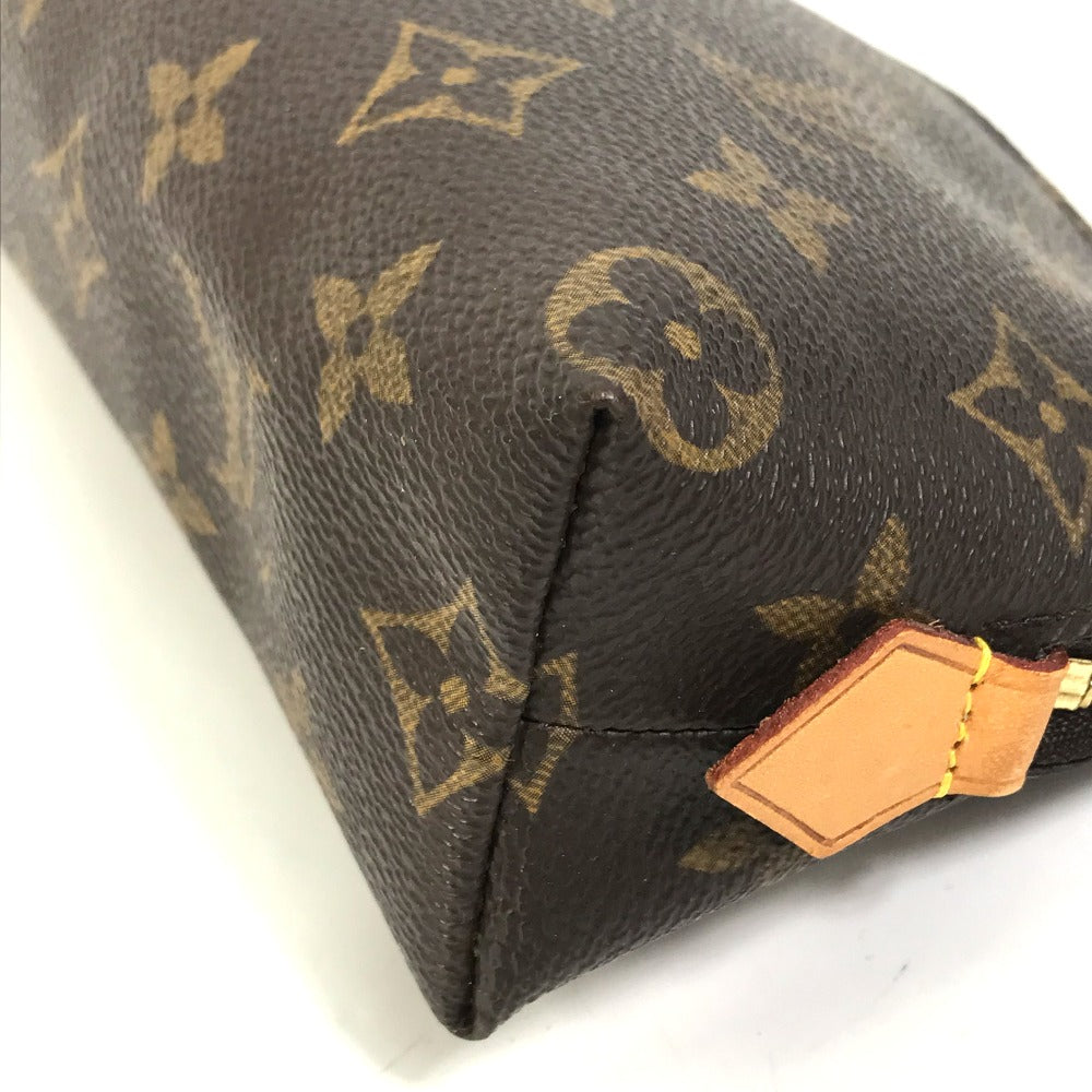 LOUIS VUITTON Pouch M47515 Monogram canvas Brown Monogram Pochette Cosmetic Women Used Authentic