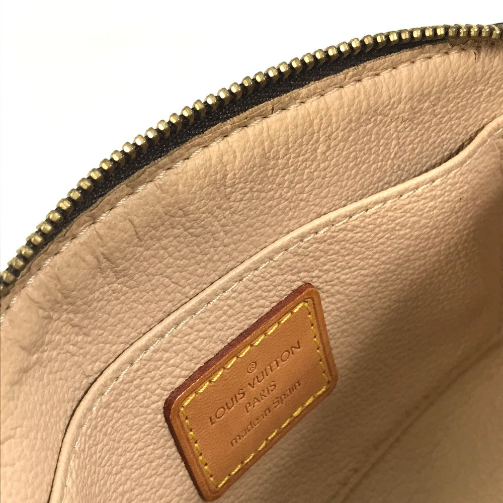 LOUIS VUITTON Pouch M47515 Monogram canvas Brown Monogram Pochette Cosmetic Women Used Authentic