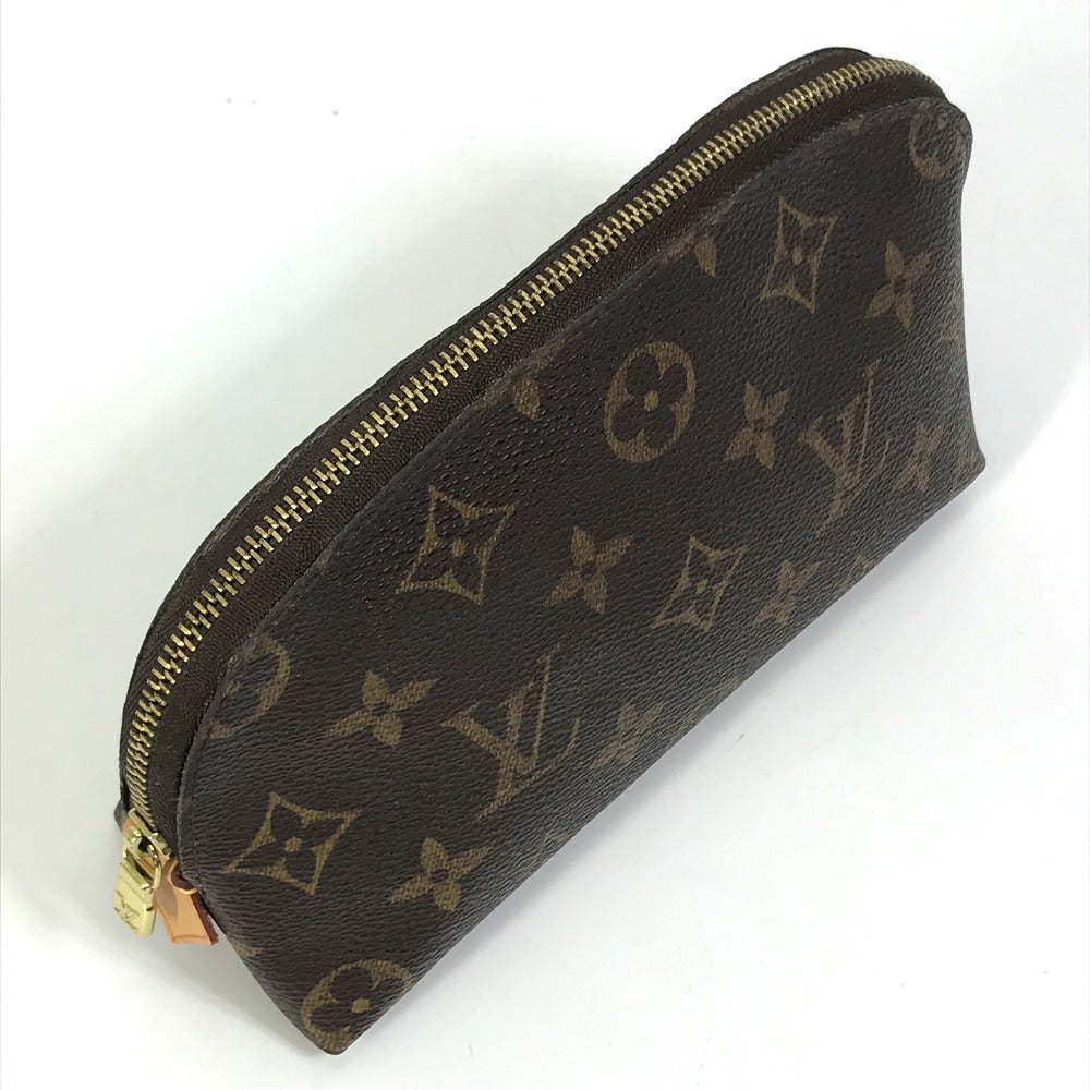 LOUIS VUITTON Pouch M47515 Monogram canvas Brown Monogram Pochette Cosmetic Women Used Authentic
