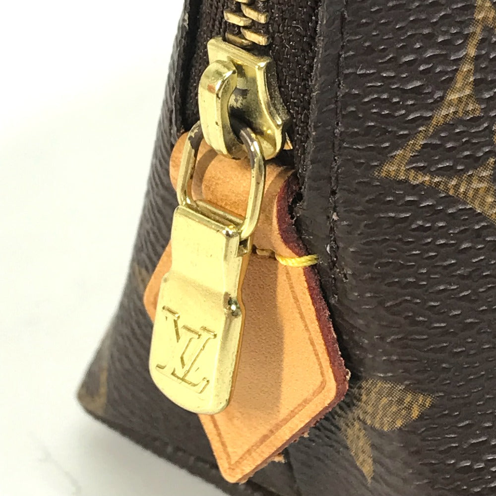 LOUIS VUITTON Pouch M47515 Monogram canvas Brown Monogram Pochette Cosmetic Women Used Authentic