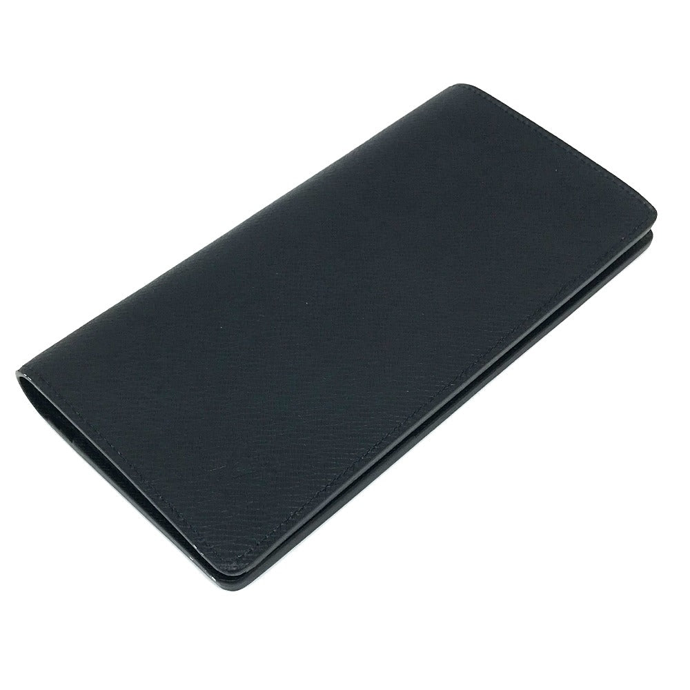 LOUIS VUITTON Long Wallet Purse M30502 Taiga Leather Dark Navy type Taiga Portefeuille Braza