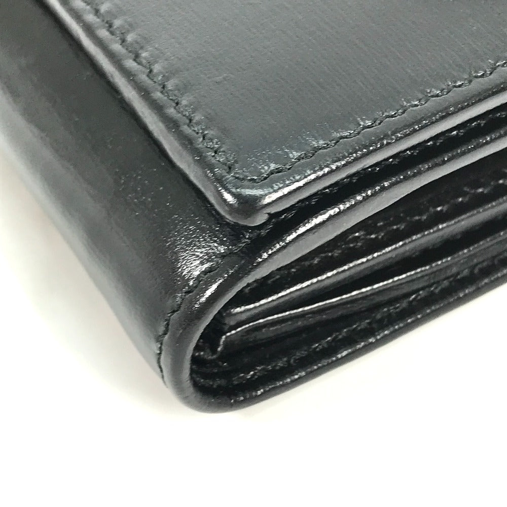 GUCCI Folded wallet 621891 leather black Horsebit