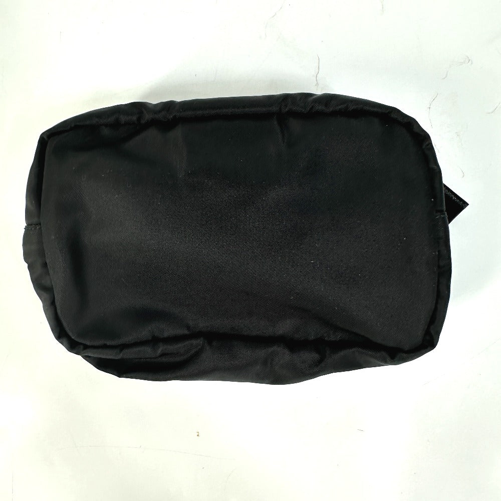 PRADA Pouch NM340X Nylon black Triangle logo plate