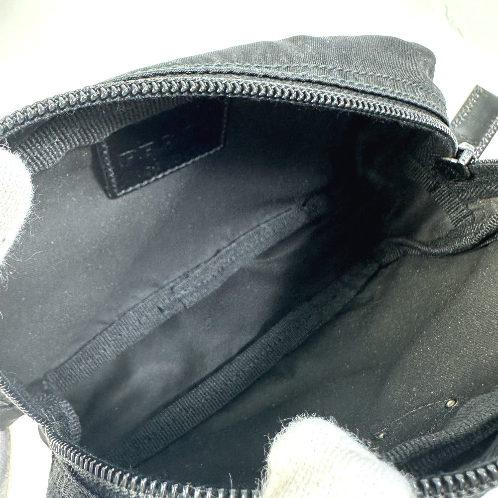 PRADA Pouch NM340X Nylon black Triangle logo plate