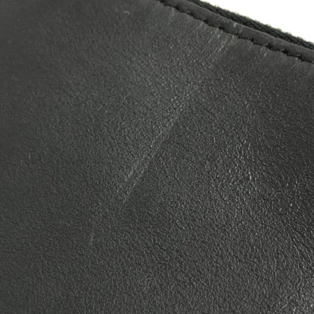 FENDI Clutch bag 7N0078 leather black LOVE mens Used Authentic